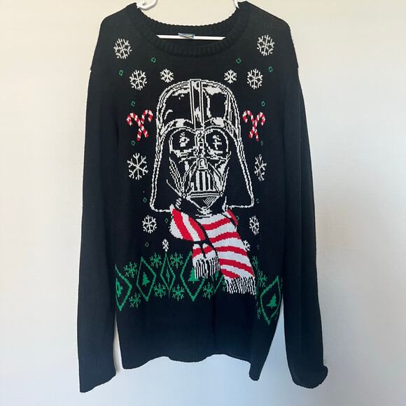 Disney Star Wars Darth Vader Christmas Sweater | Size XXL - Picture 1 of 5